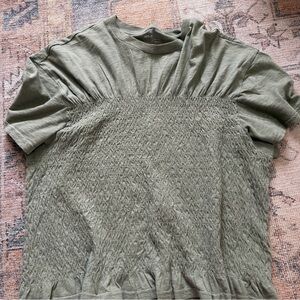 Aerie Sage Green Crew Neck Tee